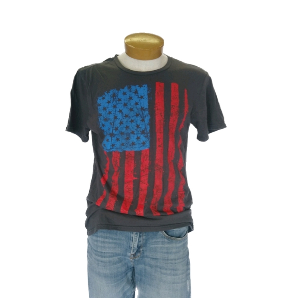 Harley-Davidson Men's L & XL Gray Red Graphic Tee - Picture 1 of 6